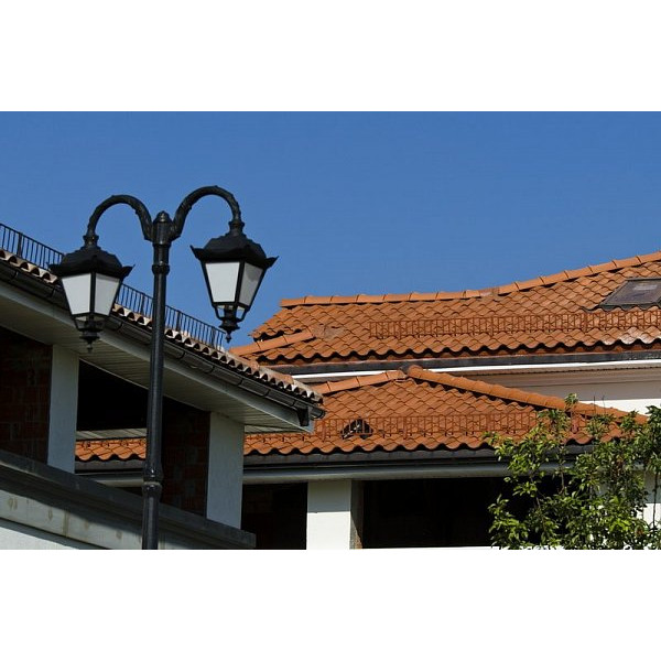 Керамічна черепиця ABC TG10, натуральний червоний