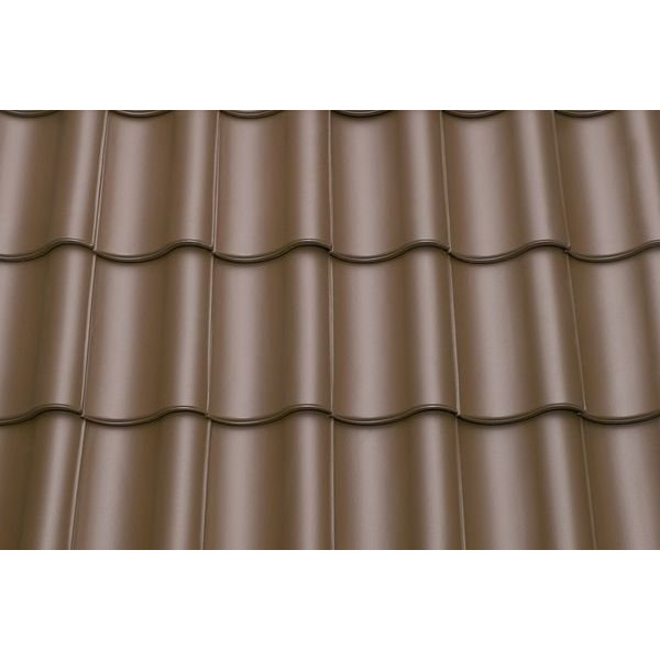 Керамічна черепиця ABC TG10, Оріхово-коричневий