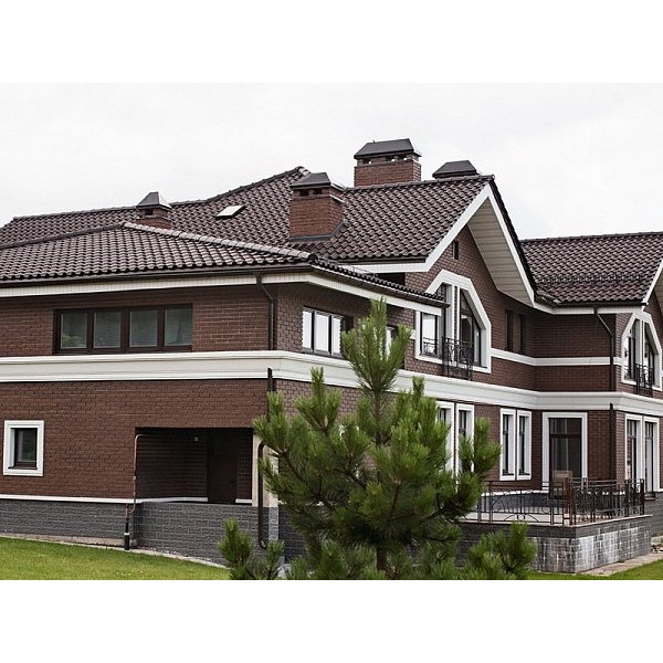 Керамічна черепиця ABC TG10, Оріхово-коричневий