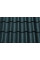 Керамічна черепиця ABC TG10, Шифер (сланцево-чорний)