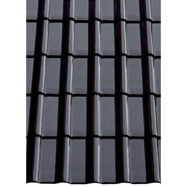 Керамічна черепиця ABC Modena 11, Алмазно-чорний