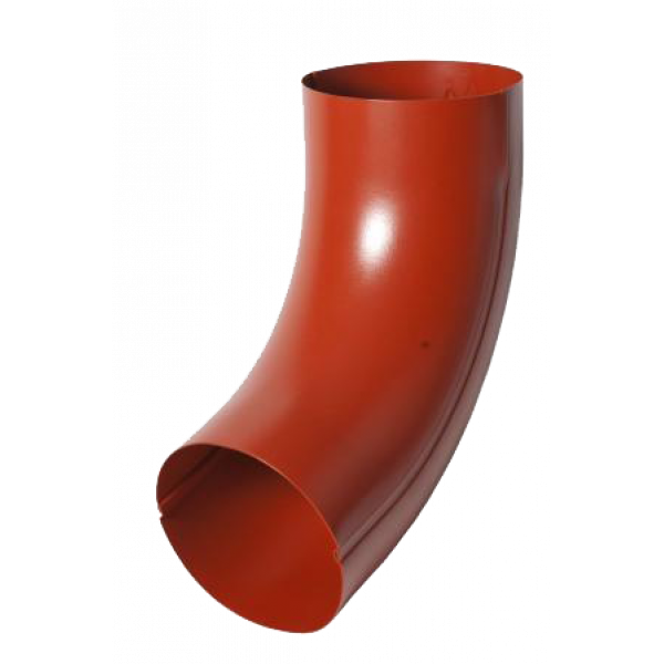 Коліно труби універсальне 72 гр., сталь, d-90 мм, червоний, Aquasystem