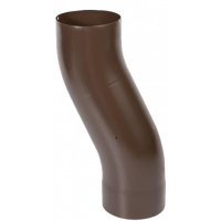 S-обвод, сталь, d-90 мм, коричневий, Aquasystem