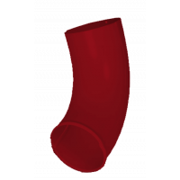 Відведення труби, сталь, d-100 мм, червоний, Aquasystem