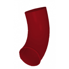 Відведення труби, сталь, d-90 мм, червоний, Aquasystem