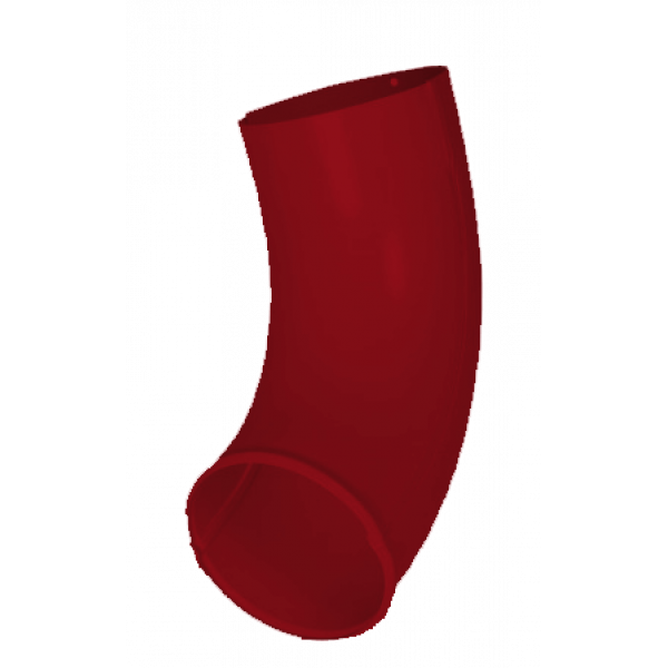 Відведення труби, сталь, d-90 мм, червоний, Aquasystem