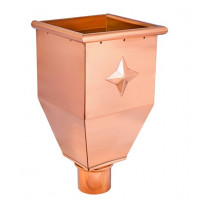 Вирва водозбірна подовжена, мідь, d-90 мм, Aquasystem