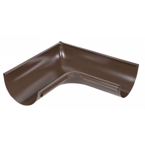 Кут жолоба внутрішній 90 гр, сталь, d-150 мм, коричневий, Aquasystemem