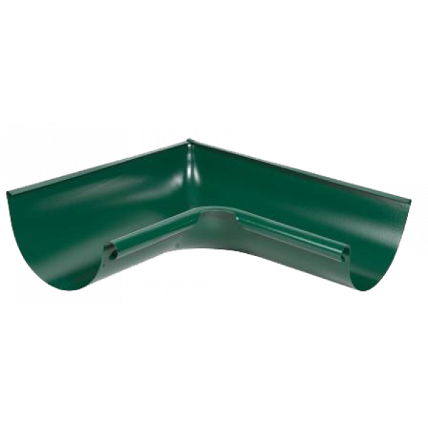 Кут жолоба внутрішній 90 гр, сталь, d-150 мм, зелений, Aquasystem