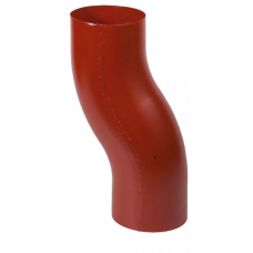 S-обвод, сталь, d-100 мм, червоний, Aquasystem