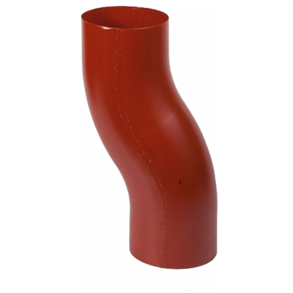 S-обвод, сталь, d-100 мм, червоний, Aquasystem