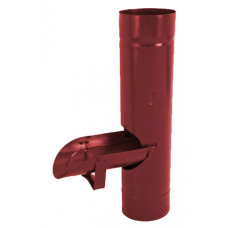 Водозбірник, сталь, d-100 мм, червоний, Aquasystem