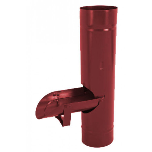 Водозбірник, сталь, d-100 мм, червоний, Aquasystem