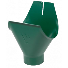 Вирва жолоба, сталь, d-150 мм, зелений, Aquasystem