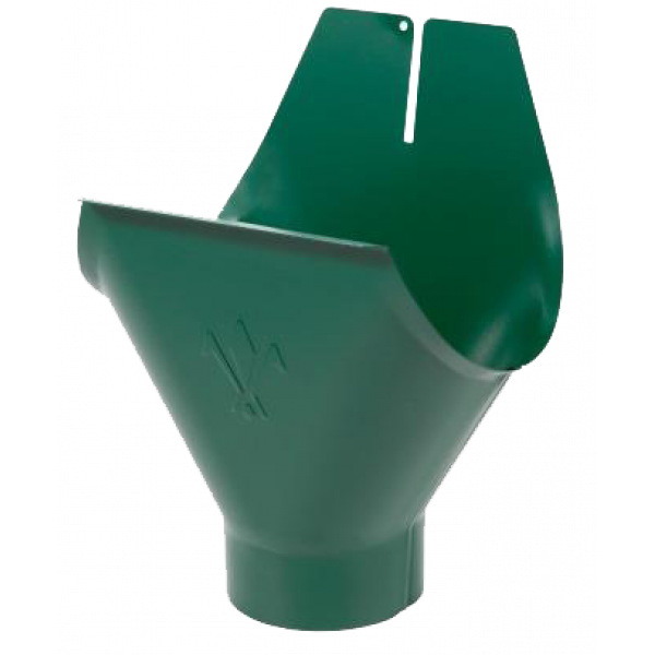Вирва жолоба, сталь, d-150 мм, зелений, Aquasystem