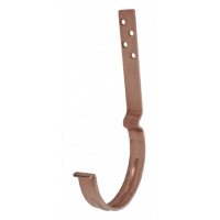 Гак жолоби довгий з комплектом кріплення, мідь, l-140, d-125 мм, Aquasystem