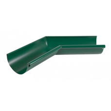 Кут жолоба внутрішній 135 гр, сталь, d-150 мм, зелений, Aquasystem