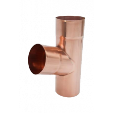 Трійник труби, мідь, d-100 мм, Aquasystem