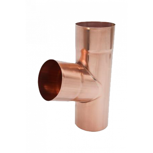 Трійник труби, мідь, d-90 мм, Aquasystem