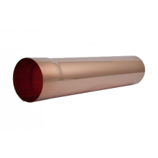 Труба водостічна, мідь, d-90 мм, L-1 м, Aquasystem