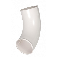 Відведення труби, сталь, d-100 мм, білий, Aquasystem