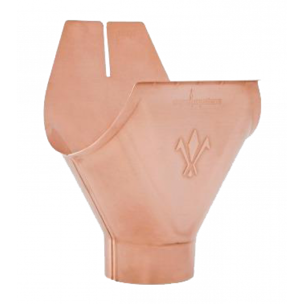 Воронка жолоба, мідь, d-150 мм, Aquasystem