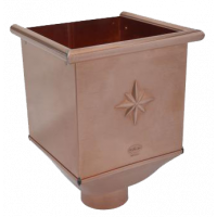 Воронка водосборная, медь, d-90 мм, Aquasystem