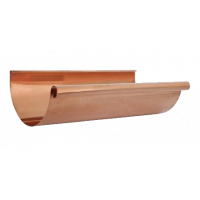 Желоб водосточный, медь, d-150 мм, L-3 м, Aquasystem