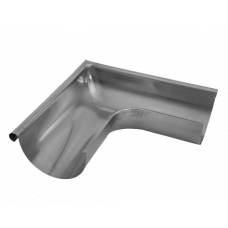 Кут жолоба зовнішній 90 гр, цинк-титан, d-125 мм, Aquasystem