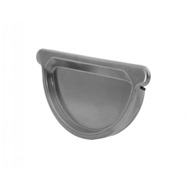 Заглушка жолоба універсальна, цинк-титан, d-125 мм, Aquasystem