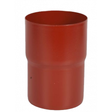 З'єднувач труби, сталь, d-90 мм, червоний, Aquasystem