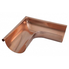Кут жолоба зовнішній 90 гр., мідь, d-150 мм, Aquasystem