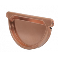 Заглушка жолоба універсальна з гум. упл., мідь, d-125 мм, Aquasystem