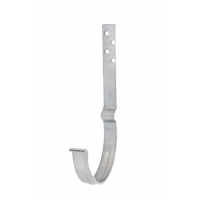 Гак жолоба подовжений з комплектом кріплення, цинк-титан, d-125 мм, Aquasystem