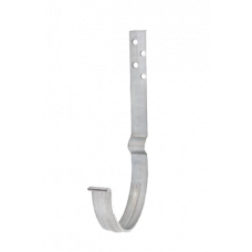 Гак жолоба подовжений з комплектом кріплення, цинк-титан, d-125 мм, Aquasystem