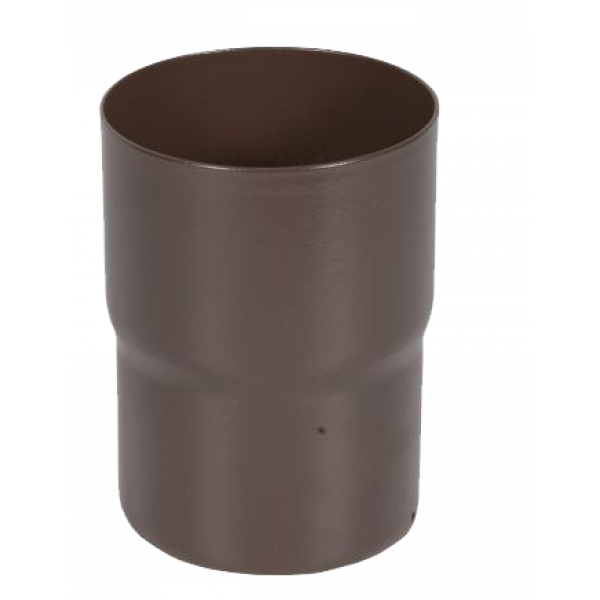 З'єднувач труби, сталь, d-100 мм, коричневий, Aquasystem