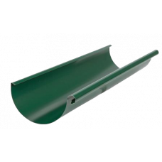 Жолоб водостічний, сталь, d-125 мм, зелений, L-3 м, Aquasystem