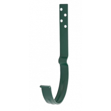 Гак кріплення жолоба довгий, сталь, d-150 мм, зелений, Aquasystem