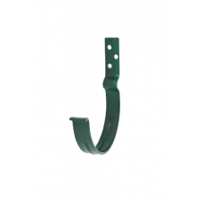 Гак кріплення жолоба короткий, сталь, d-150 мм, зелений, Aquasystem