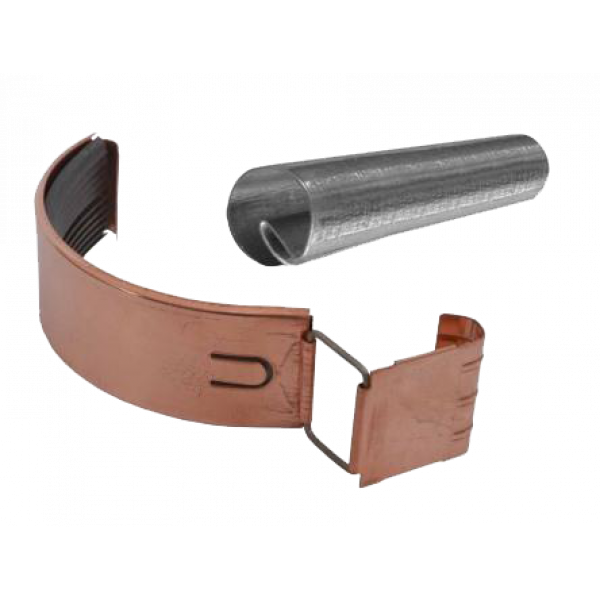 З'єднувач жолоба, мідь, d-150 мм, Aquasystem