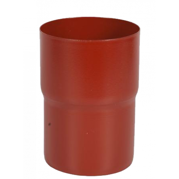 З'єднувач труби, сталь, d-100 мм, червоний, Aquasystem