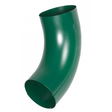 Коліно труби універсальне 72 гр., сталь, d-90 мм, зелений, Aquasystem