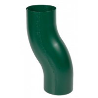 S-обвод, сталь, d-90 мм, зелений, Aquasystem