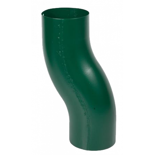 S-обвод, сталь, d-90 мм, зелений, Aquasystem