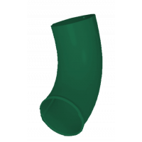 Відведення труби, сталь, d-100 мм, зелений, Aquasystem