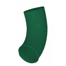 Відведення труби, сталь, d-90 мм, зелений, Aquasystem