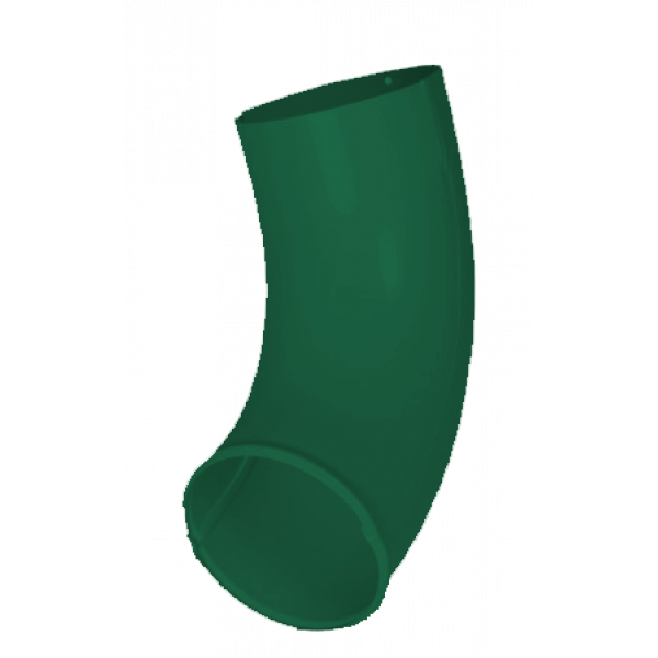 Відведення труби, сталь, d-90 мм, зелений, Aquasystem