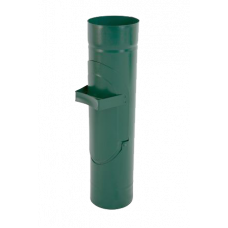 Водозбірник, сталь, d-90 мм, зелений, Aquasystem