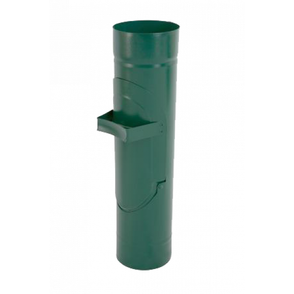 Водозбірник, сталь, d-90 мм, зелений, Aquasystem