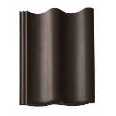 Цементно-піщана черепиця рядова, Harzer Pfanne 7, Star Matt, Граніт, Braas